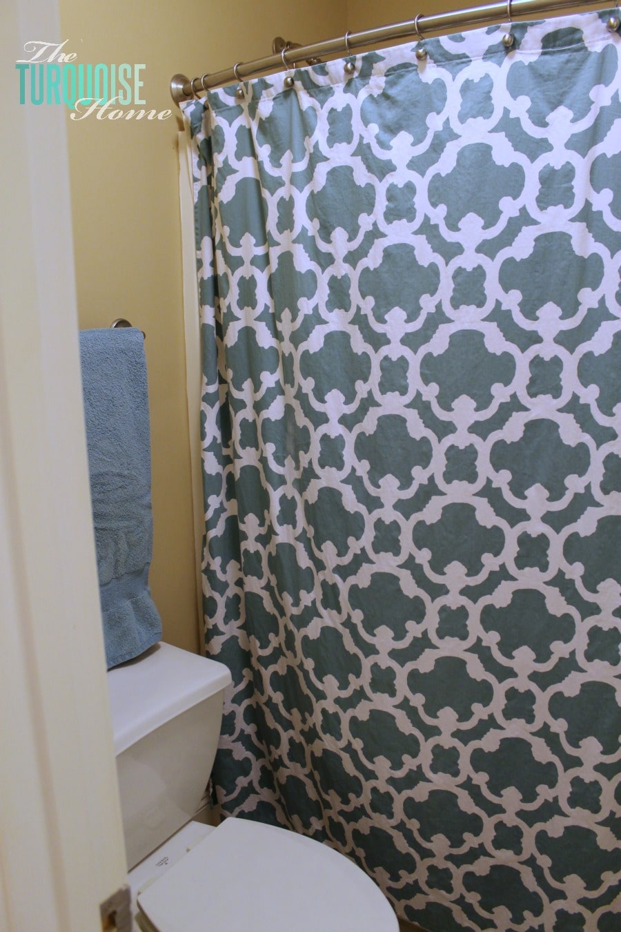 Shower Curtain With Pockets Bathroom Medicine Cabi