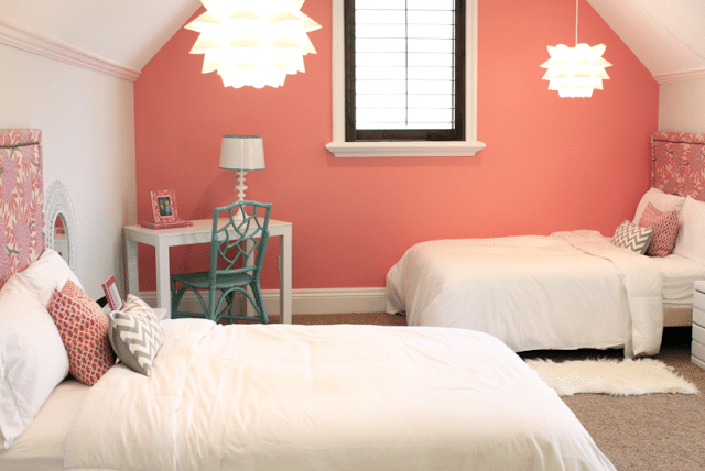 Coral Accent Wall 