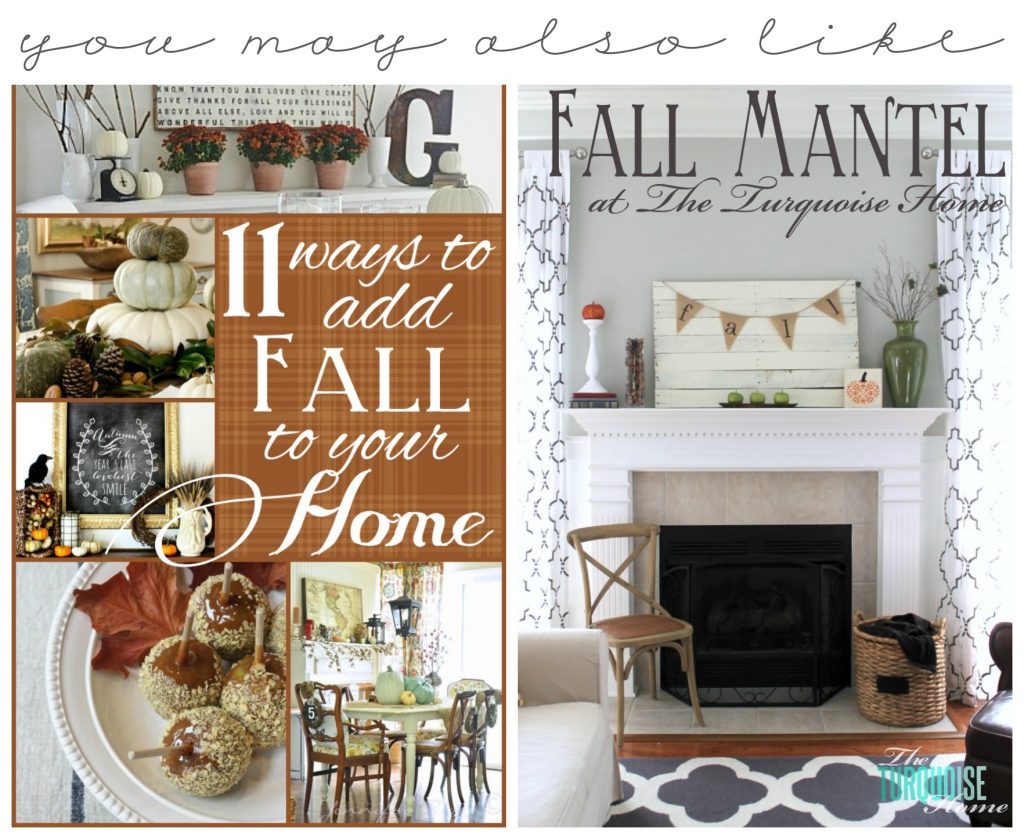 Fall Mantel and 11 Ways to Add Fall to Your Home