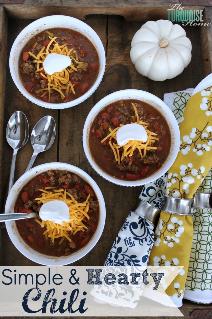 Simple and Hearty Chili