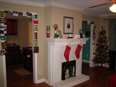 Christmas Fireplace Mantel