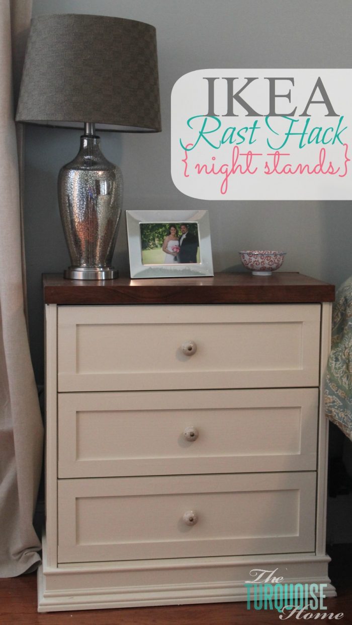 Amazing!!! Take a $35 IKEA Rast dresser and a little molding, paint and elbow grease and you'll have a pretty, customized night stand! IKEA Rast Hack Night Stands 