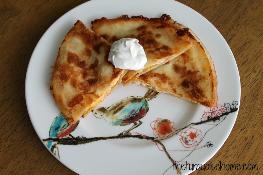 Easy Chicken Quesadilla with a Secret Ingredient!