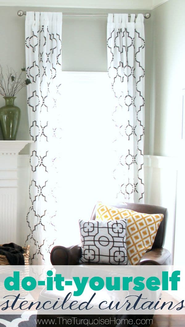 How to Stencil Curtains