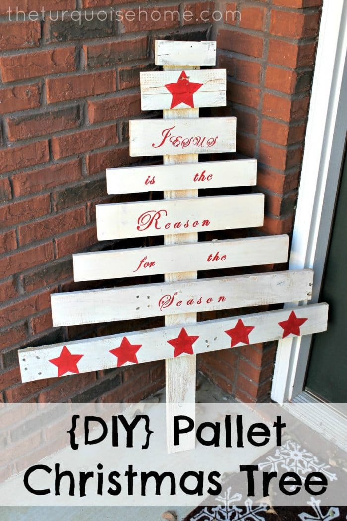 Download Diy Pallet Christmas Tree Easy Last Minute Christmas Craft 3D SVG Files Ideas | SVG, Paper Crafts, SVG File