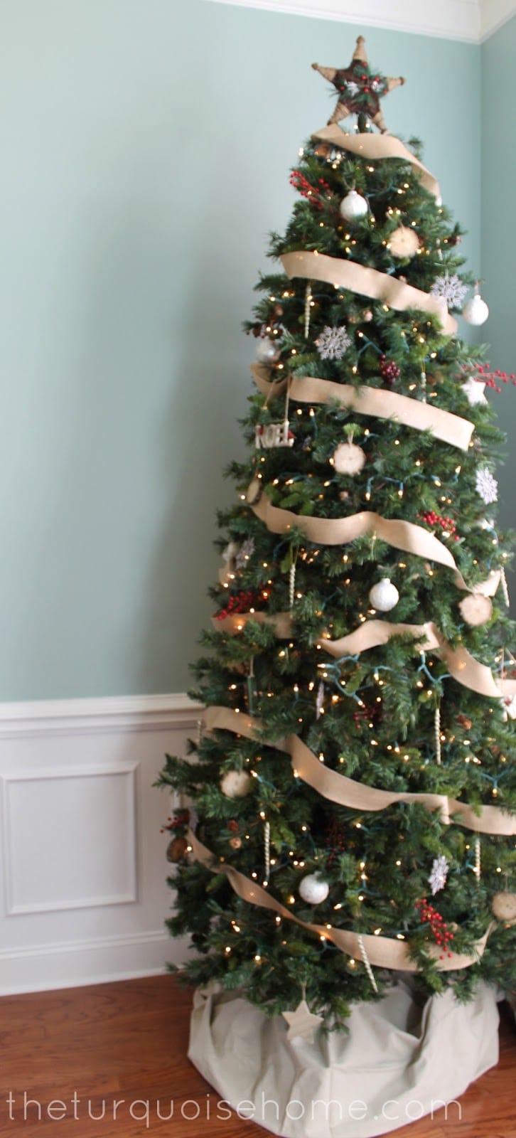 Rustic Glam Christmas Tree