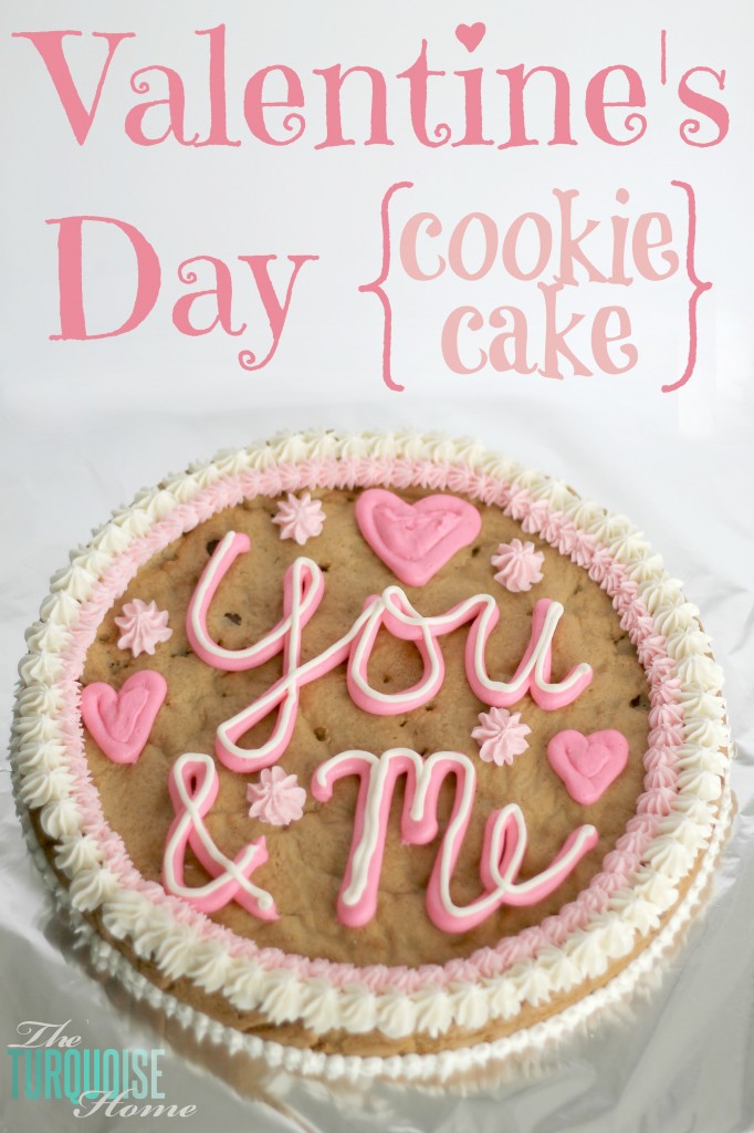 Valentine's Day Cookie Cake {learn how to make your own!}