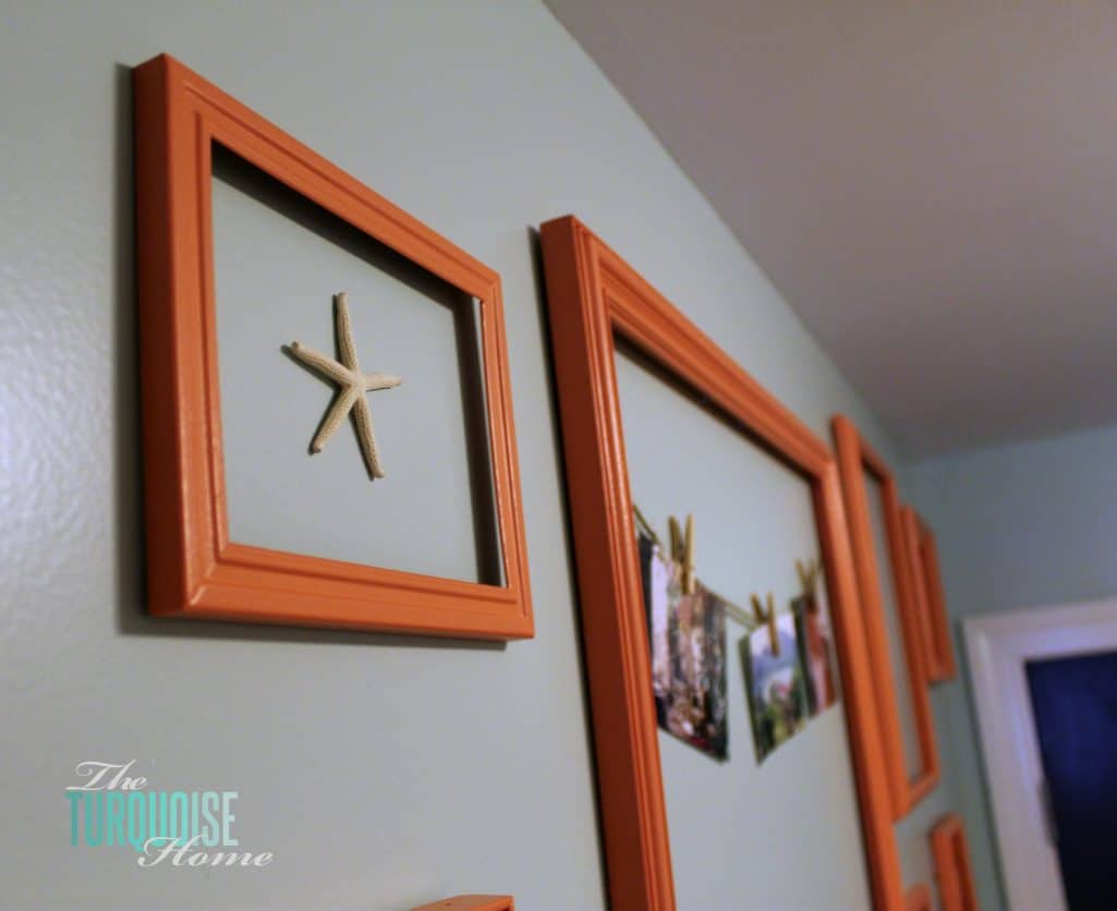 How to Create a Painted Picture Frame Gallery Wall