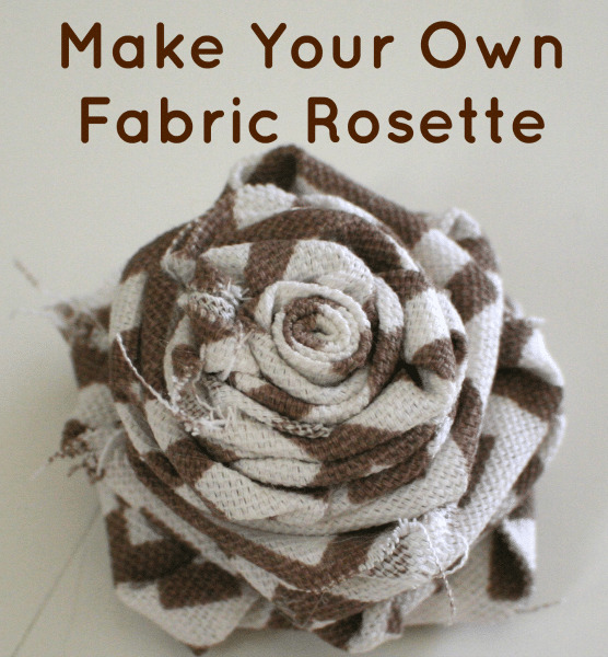 DIY Fabric Rosettes