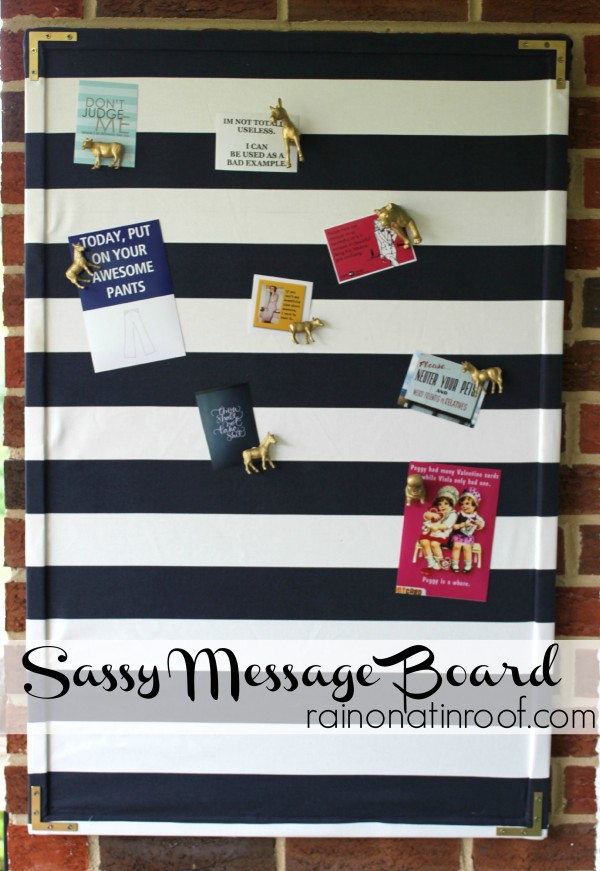 Fabric-Covered Message Board