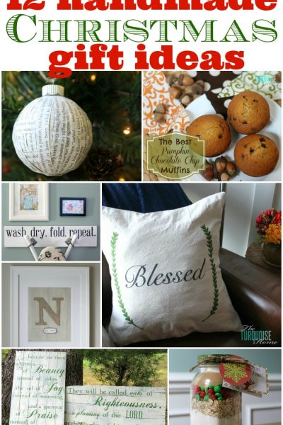 12 Handmade Christmas Gift Ideas #diy #gifts