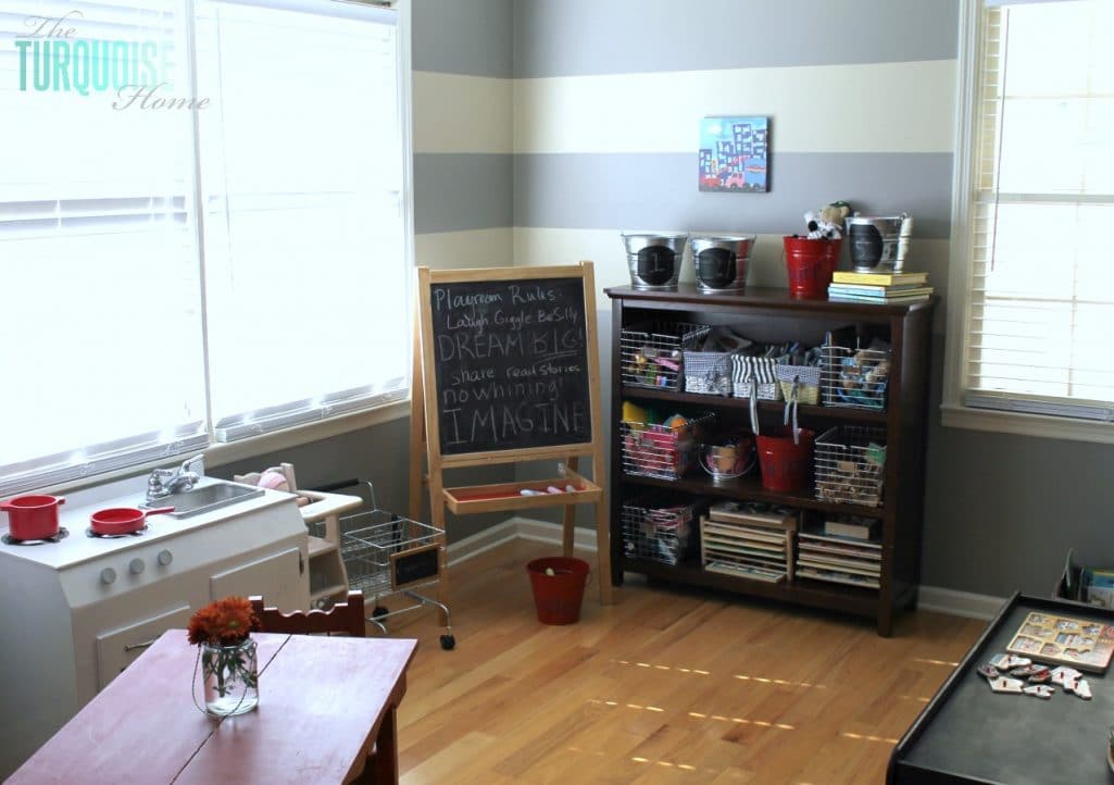 Formal Dining Room to Functional Play Room