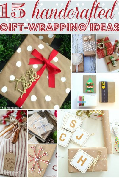 15 Handcrafted Gift-Wrapping Ideas from TheTurquoiseHome.com