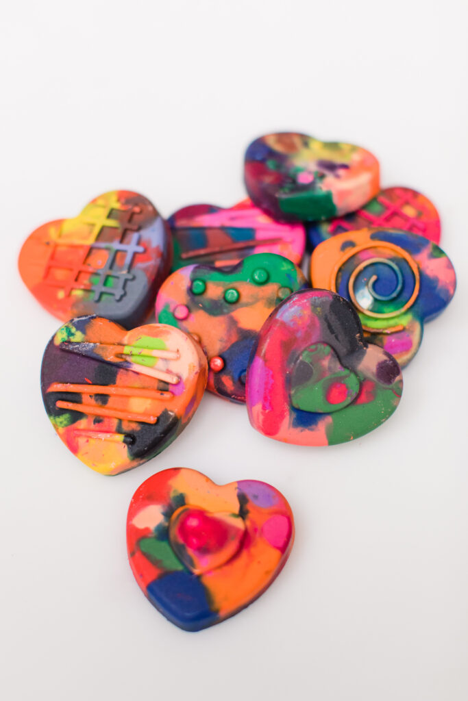 DIY Heart Crayons