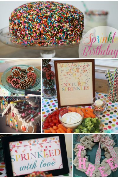 Sprinkle Birthday Party {the details} #sprinkle #birthday