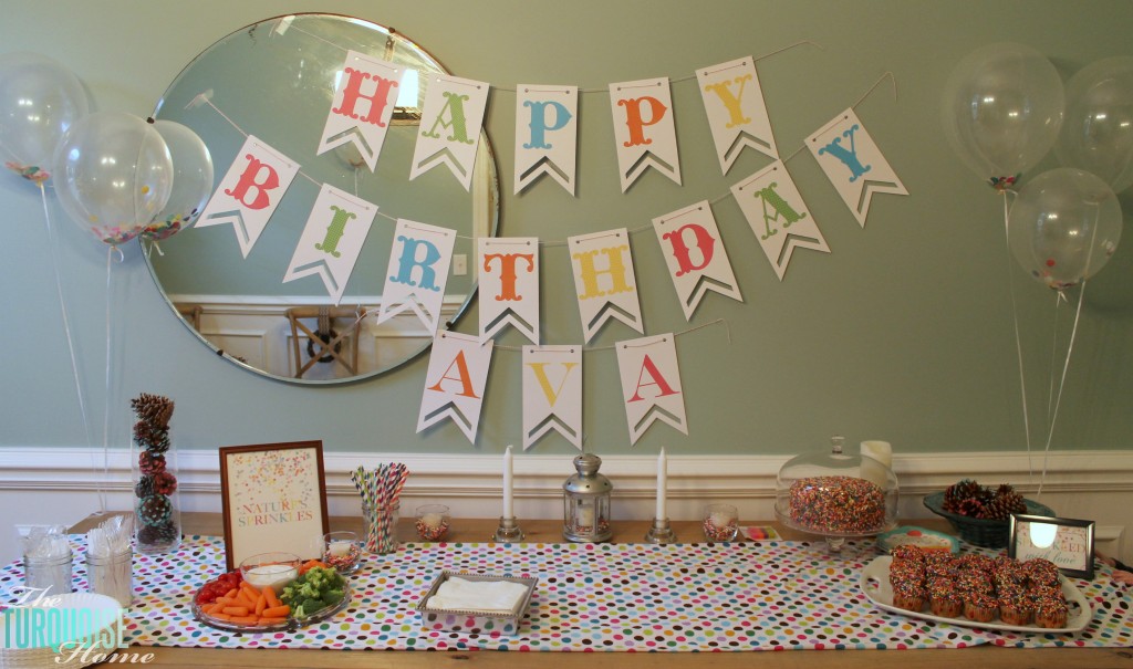 Sprinkle Birthday Tablescape