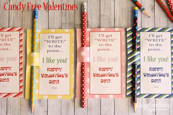 "Write" to the Point - Candy Free Valentine's