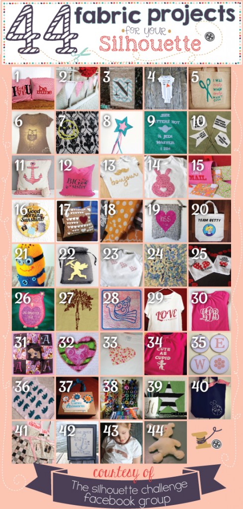Silhouette Fabric Challenge {February 2014}