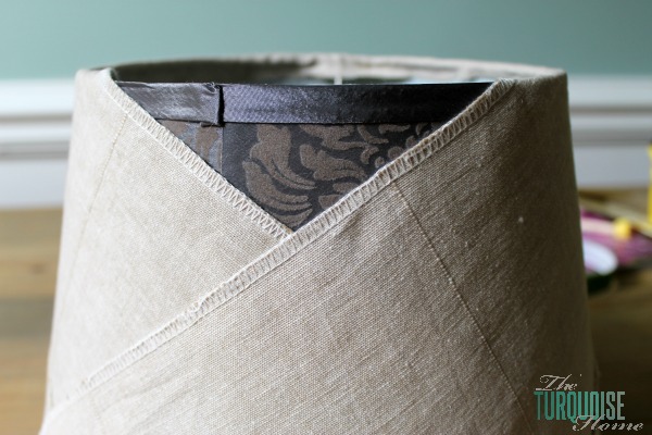 How To Ly Recover A Lamp Shade, How To Cover A Lampshade With Fabric Strips