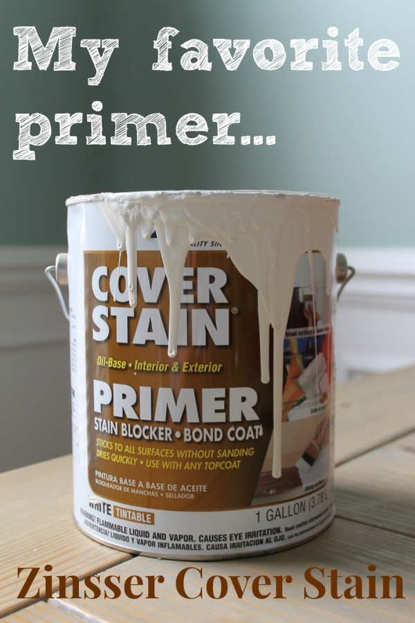 Favorite Primer: Zinsser Cover Stain