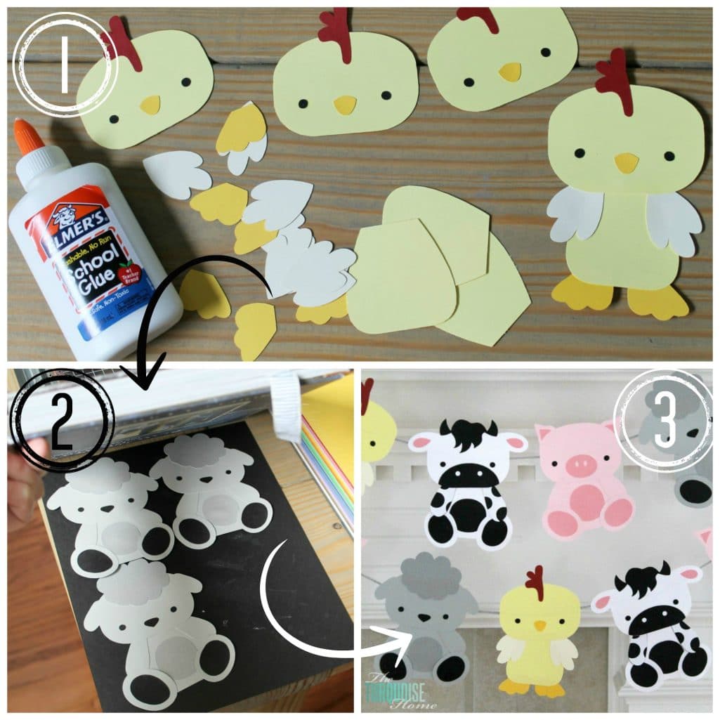 Barnyard Animal Birthday Party {with cute paper banner tutorial} #diy #party #barnyard