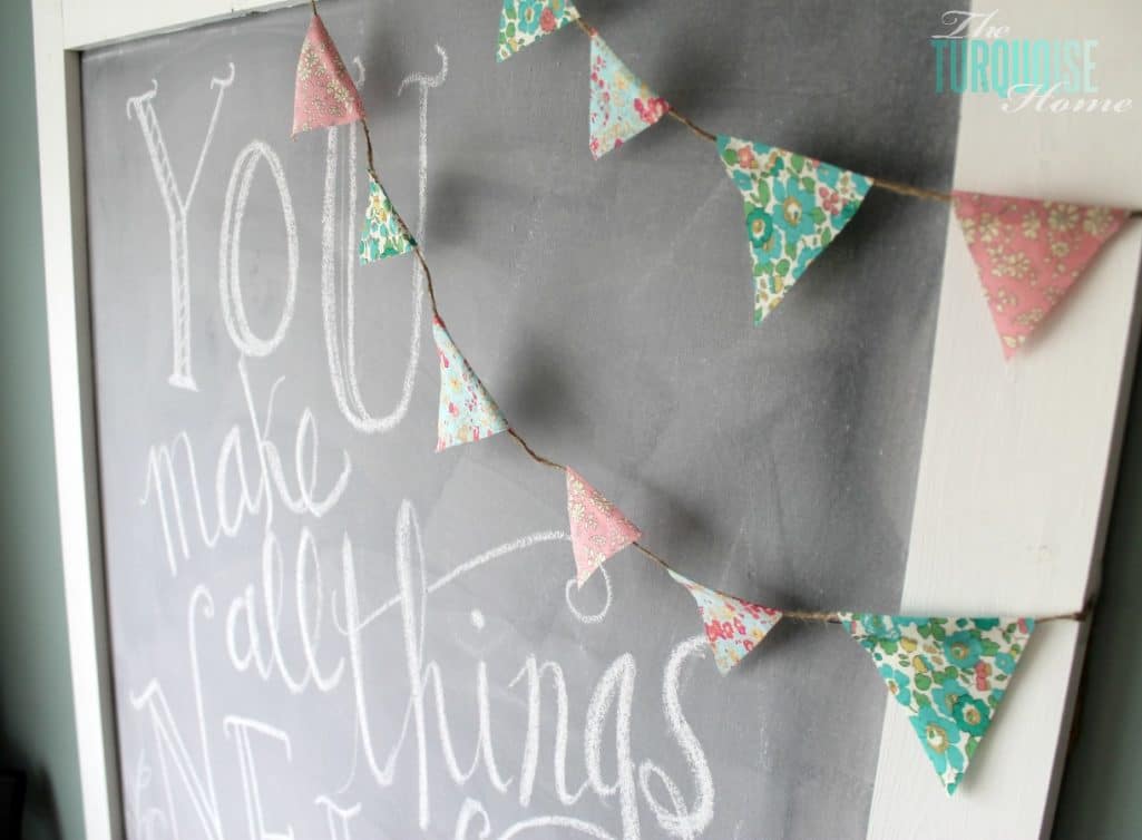 Spring Chalkboard Art {You Make All Things New}