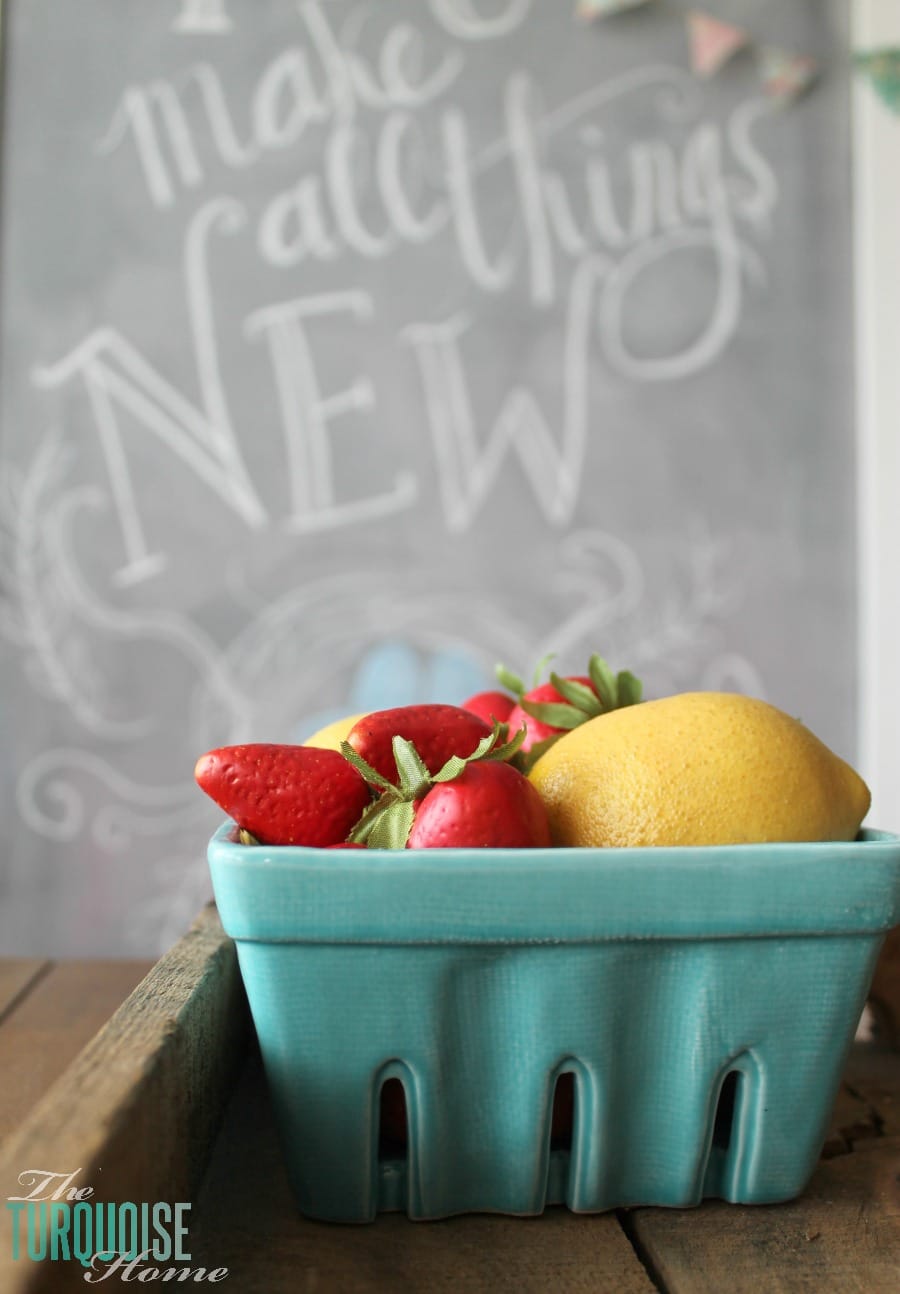 Spring Chalkboard Art {You Make All Things New}