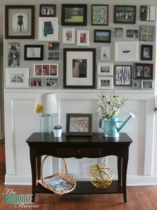 Spring Gallery Wall | TheTurquoiseHome.com