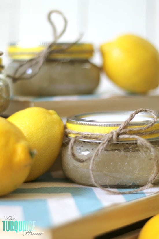 DIY Lemon Sugar Scrub