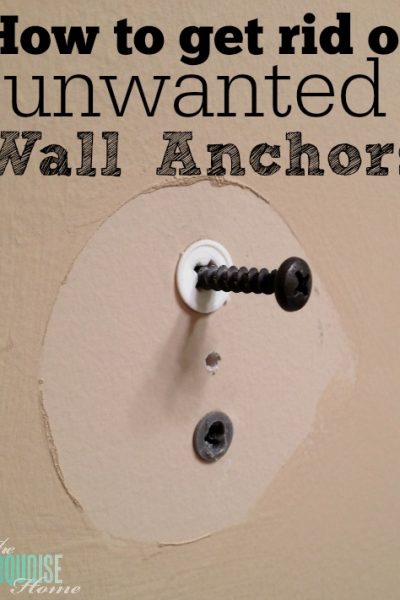 How to Get Rid of Unwanted Wall Anchors