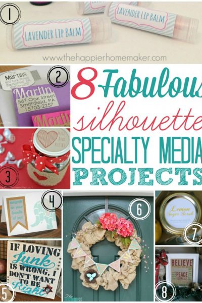 8 Fabulous Silhouette Specialty Media Projects