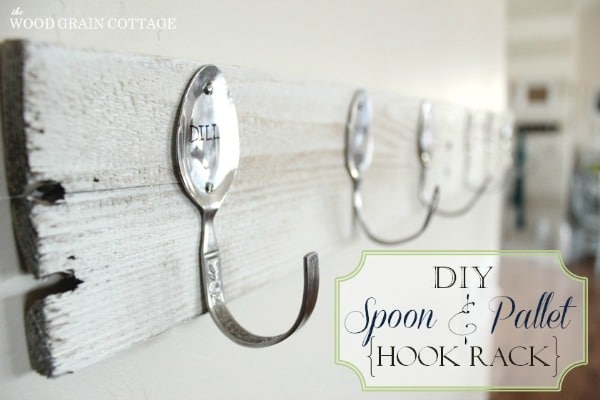 Pallet Spoon Hook Rack