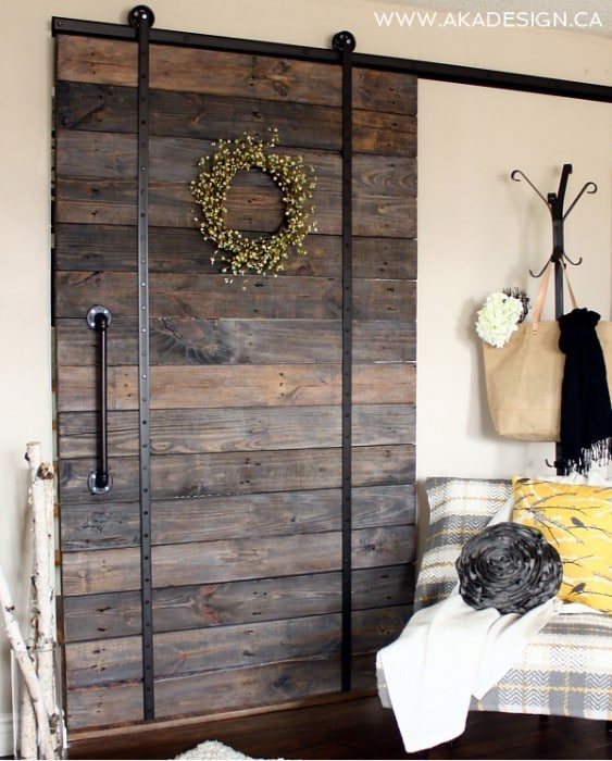 Upcycled Pallet Barn Door