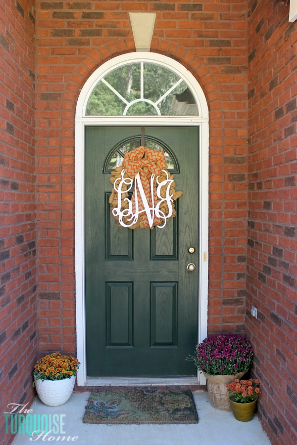 Turquoise and Orange Fall Home Tour | TheTurquoiseHome.com