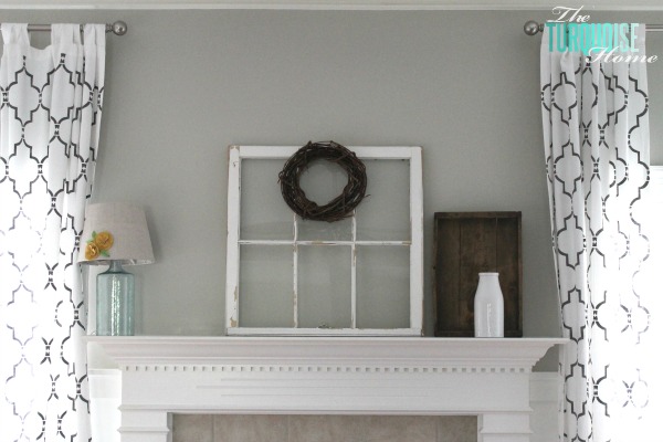 How to Decorate a Mantel | TheTurquoiseHome.com