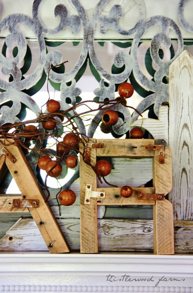 Pallet Wood Letter Project