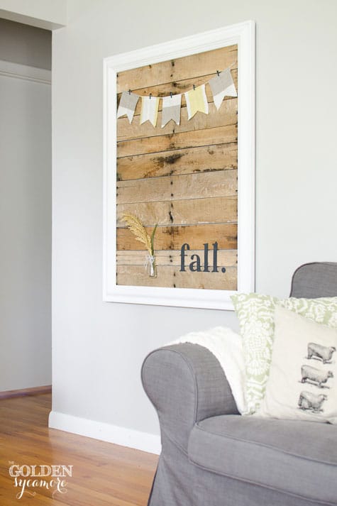 Framed Pallet Backdrop