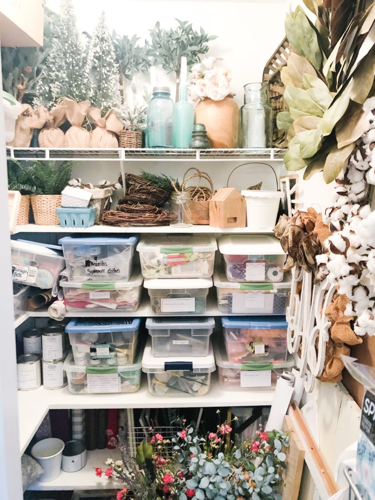 Closet Makeover: DIY Closet Shelving for Extra Tableware Storage