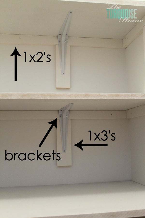 How to Install Custom Closet Shelves | TheTurquoiseHome.com
