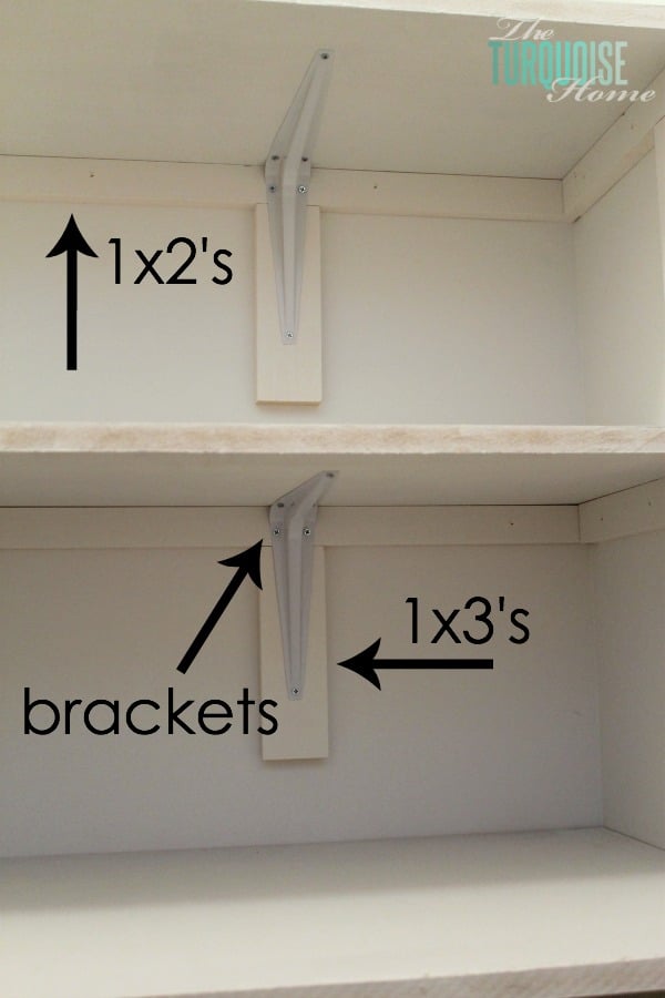 How to Install Custom Closet Shelves | The Turquoise Home