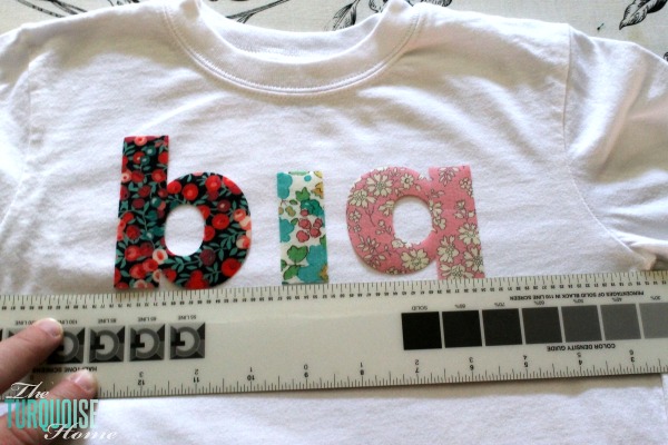 DIY Big Sis and Lil Sis T-shirts | TheTurquoiseHome.com