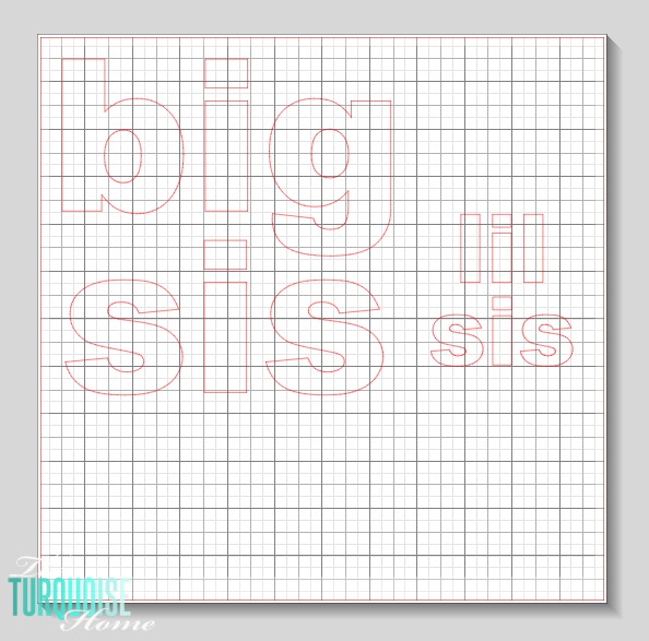 DIY Big Sis and Lil Sis T-shirts | TheTurquoiseHome.com