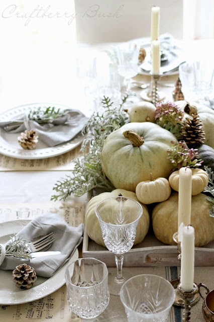 27 Gorgeous Thanksgiving Tablescapes | Pumpkin Pile Fall Tablescape