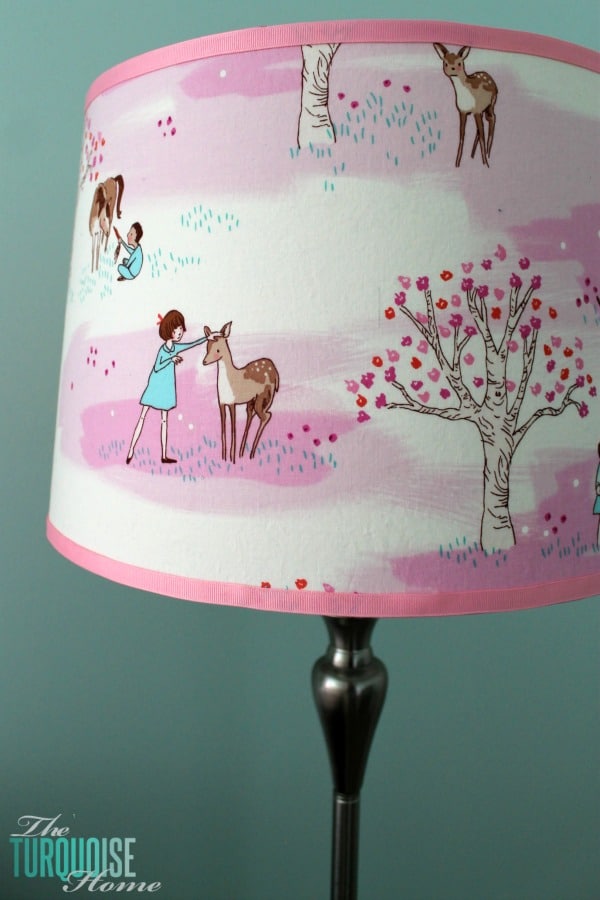 How to Make a Custom Lamp Shade | TheTurquoiseHome.com