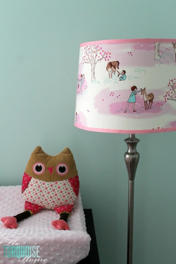 How to Make a Custom Lamp Shade | TheTurquoiseHome.com