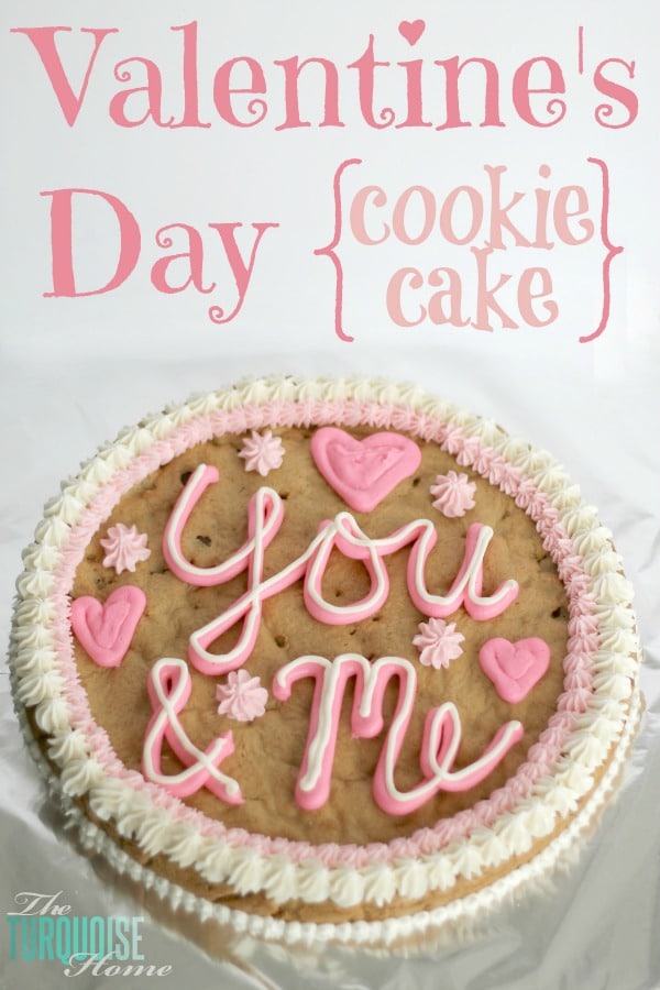 How to Make a Cookie Cake {Recipe} | TheTurquoiseHome.com