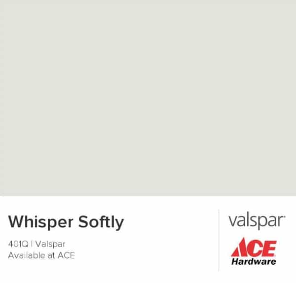 Whisper Softly from Valspar | DIY Painted Drop Cloth Rug | TheTurquoiseHome.com