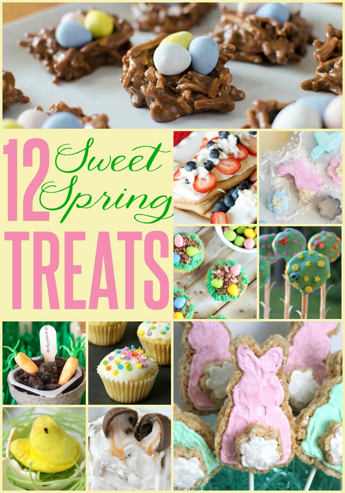 12 Sweet Spring Treats - a yummy way to celebrate this new season!! | TheTurquoiseHome.com