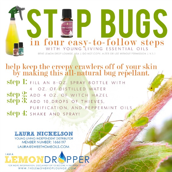 Make your own natural bug spray! | TheTurquoiseHome.com