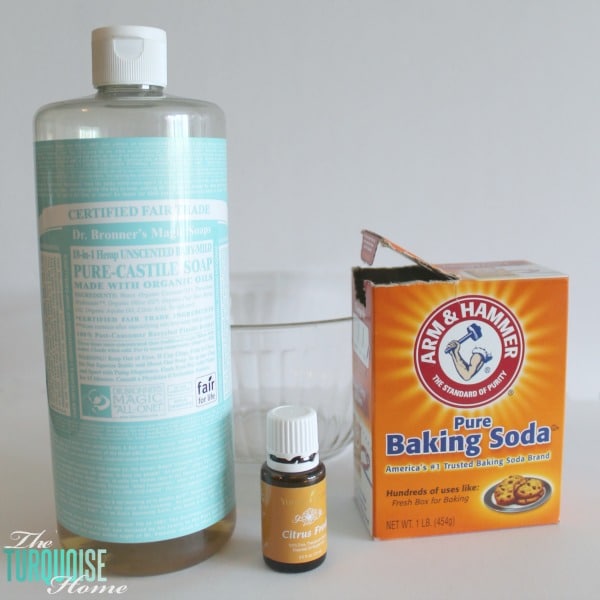 Before I found this all-natural DIY soft scrub, my husband thought my kitchen sink was an off-white color. But since discovering this amazing cleaning product (made with only 3 ingredients), I've cleaned my sink every day. It's whiter than when I used bleach on it! Get the recipe via TheTurquoiseHome.com